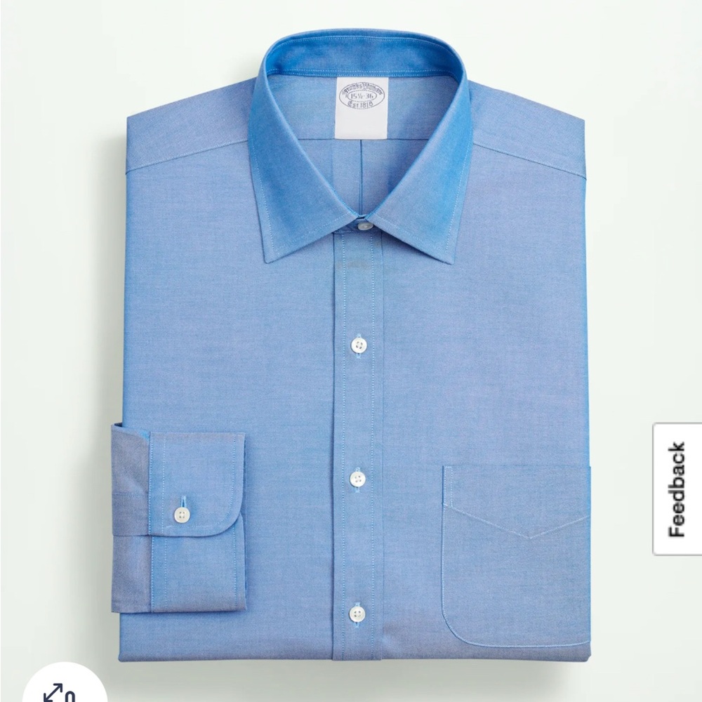 Classic Blue Men's Dress Shirt
